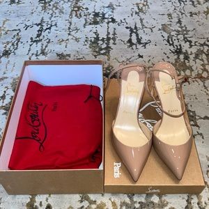 Brand new never worn authentic Christian Louboutin classic patent leather